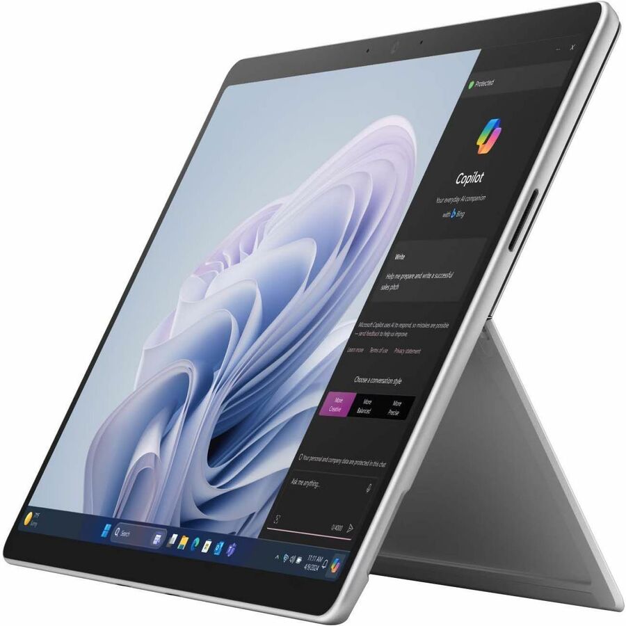 Microsoft Surface Pro 10 Tablet - 13" - 16 GB - 256 GB SSD - Windows 11 Pro - Platinum - TAA Compliant