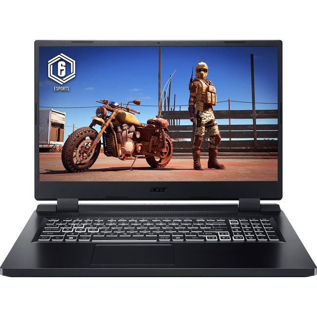 Acer Nitro 5 AN517-55 AN517-55-58G4 17.3" Gaming Notebook - Full HD - 1920 x 1080 - Intel Core i5 12th Gen i5-12450H Octa-core (8 Core) 3.30 GHz - 8 GB Total RAM - 512 GB SSD - Obsidian Black