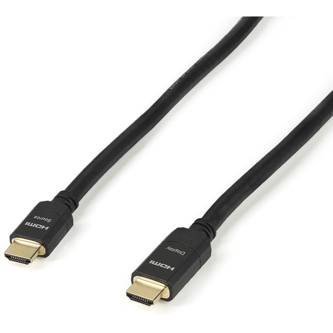 StarTech.com 66ft (20m) Active HDMI Cable, 4K 30Hz UHD High Speed HDMI 1.4 Cable with Ethernet, CL2 Rated HDMI Cord for In-Wall Install