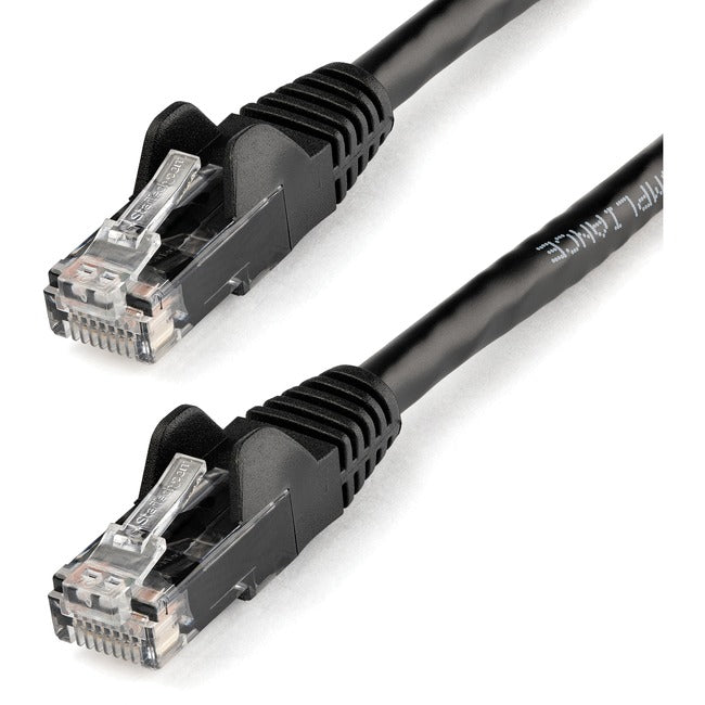 StarTech.com 75ft CAT6 Ethernet Cable - Black Snagless Gigabit - 100W PoE UTP 650MHz Category 6 Patch Cord UL Certified Wiring/TIA